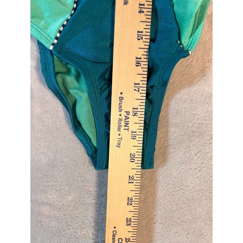 Dolfin Uglies Women's Size 28 Jade Green Diamondback One Piece Swimsuit New - Picture 6 of 10